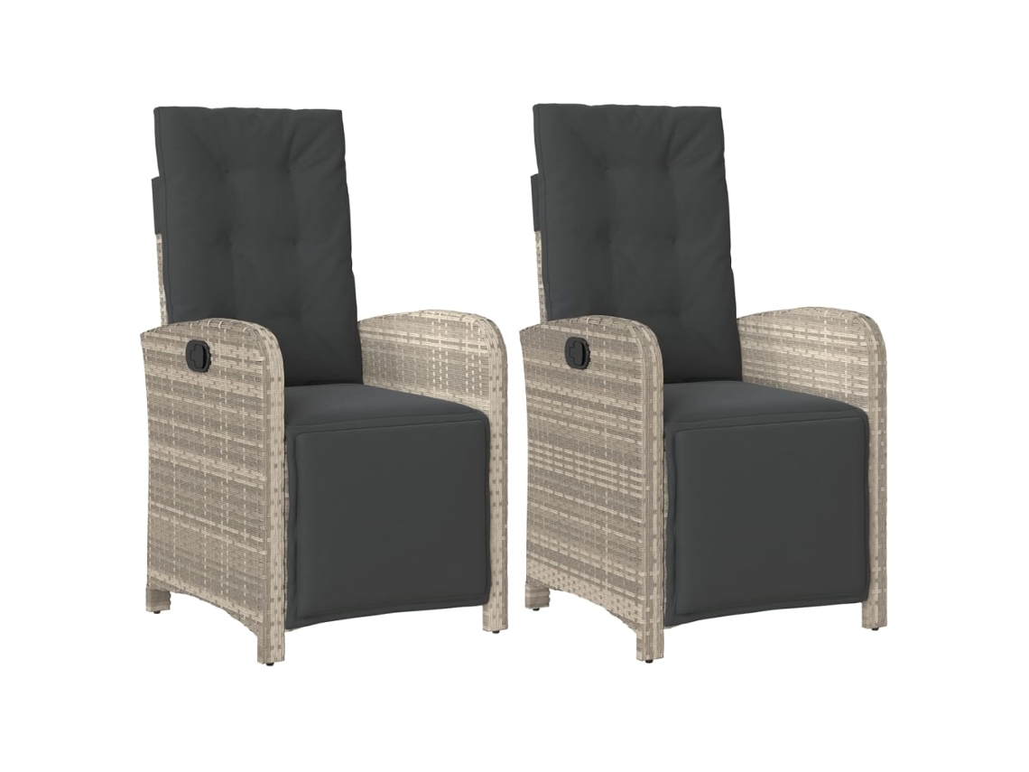 Reclining Garden Chair, Reclining Garden Chairs Vidaxl Cinzeto Rattan / Vime (n/a)