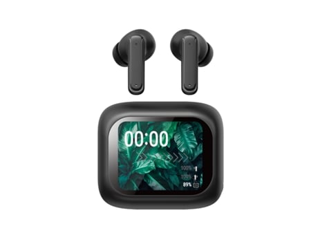 BOLARIS Auricular Tws Lcd Bluetooth 5.4 com Cancelamento de Ruído e Anc Modelo de Seul Preto