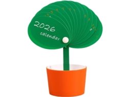 Calendário De Mesa 206 – Planejador Em Formato Botão, Organizador