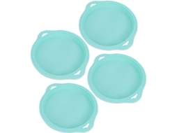 Conjunto de 4 formas de boliche de silicone Aramox