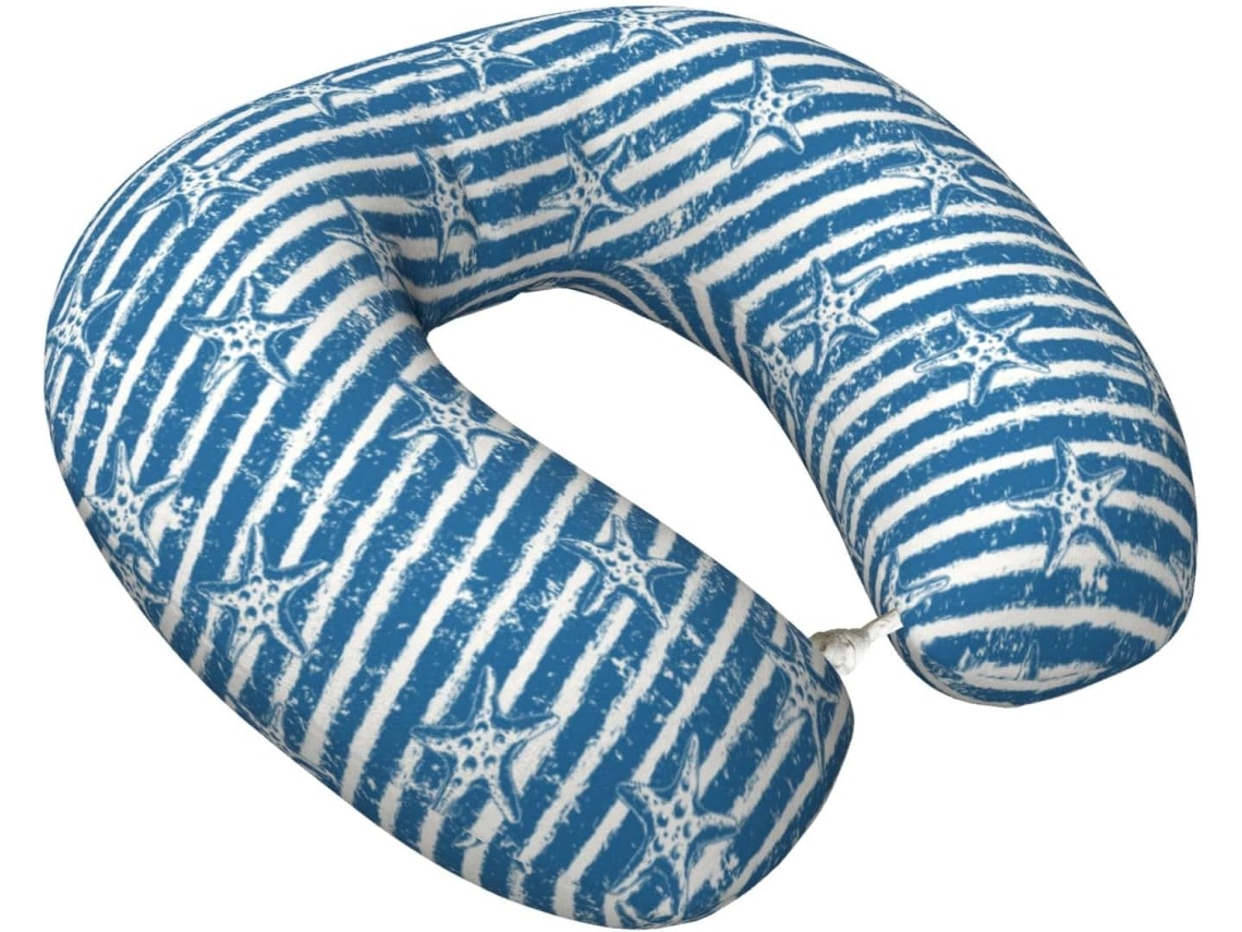 Travesseiro de Pescoço Ocean On Striped S/MARCA