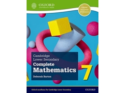 Livro Cambridge Lower Secondary Complete Mathematics 7 Student Book de Deborah Barton (Inglês)