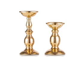 Coluna Ferro Castiçal Para Decoração De Mesa