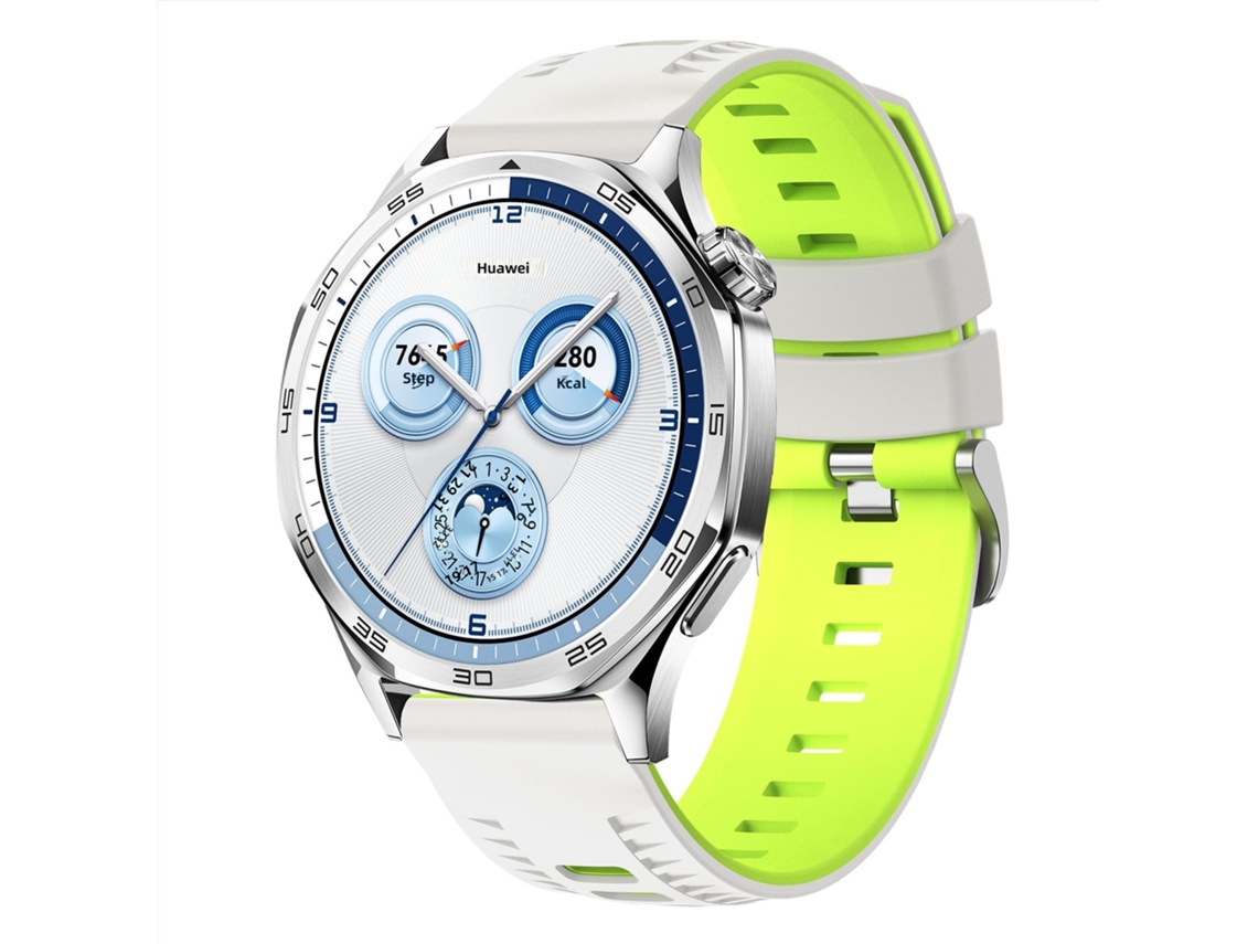 Pulseira de Silicone 22mm Padrão Pneu Bicolor para Samsung, Garmin, Huawei, Honor CHABERLU