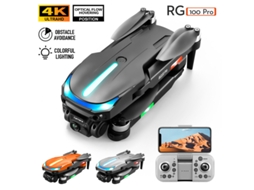 Rg100 Pro Mini Drone Bestvite Dobrável Com Câmera 4k (1 Bateria Duração Da Bateria 15 Min Preto)