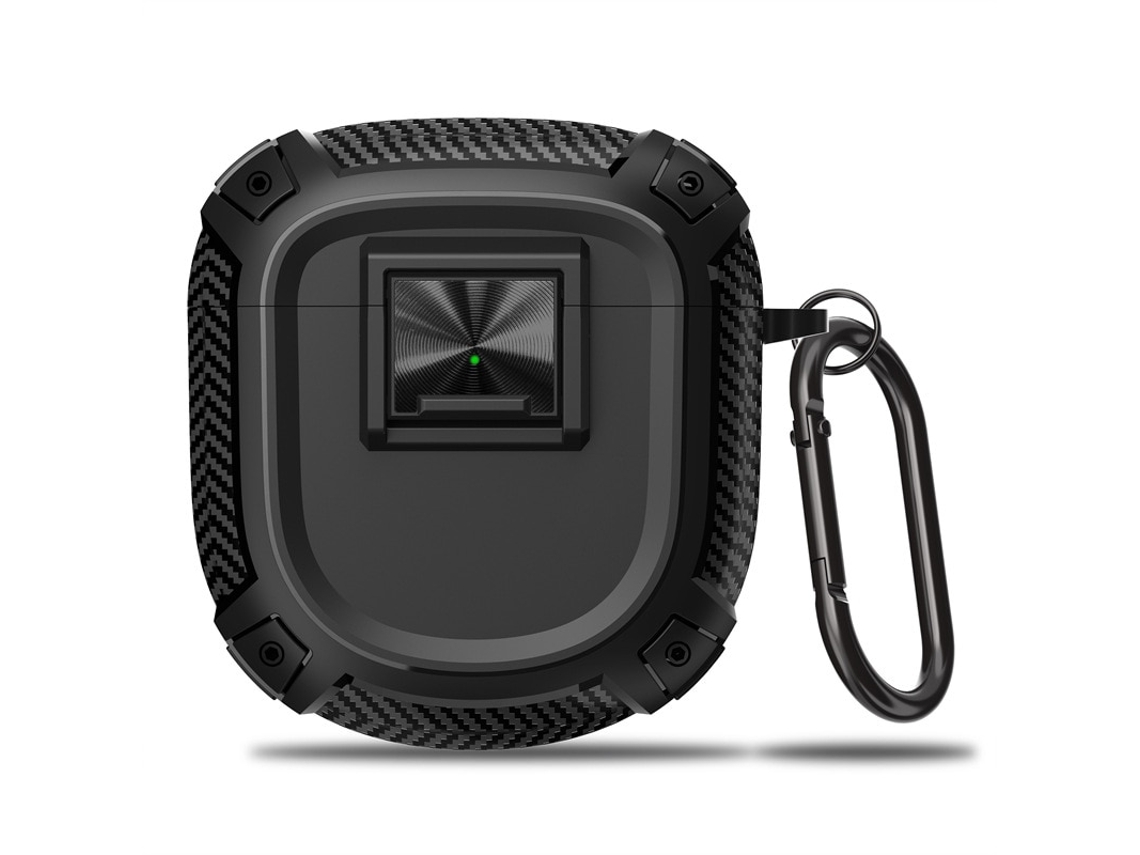 Capa Zruxe Para Bose Quietcomfort Earbuds Ii/ultra Preta (protecao Militar, Fecho Seguro, Kit De Limpeza 3 Em 1)
