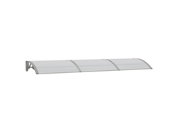 Toldo P/ Porta 300x75 Cm Policarbonato Cinzento MAISON EXCLUSIVE