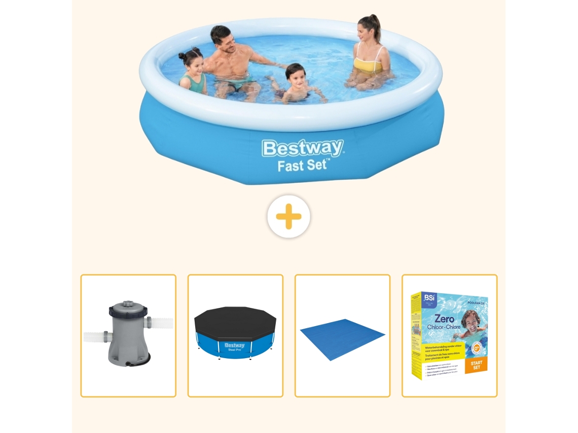 Bestway Piscina Bestway Fast Set Redonda - 305x66 Cm - 5-peças S198