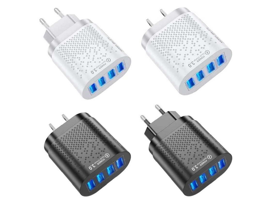Carregador Rápido EOOCOO 48w com 6 Portas de Multi interface