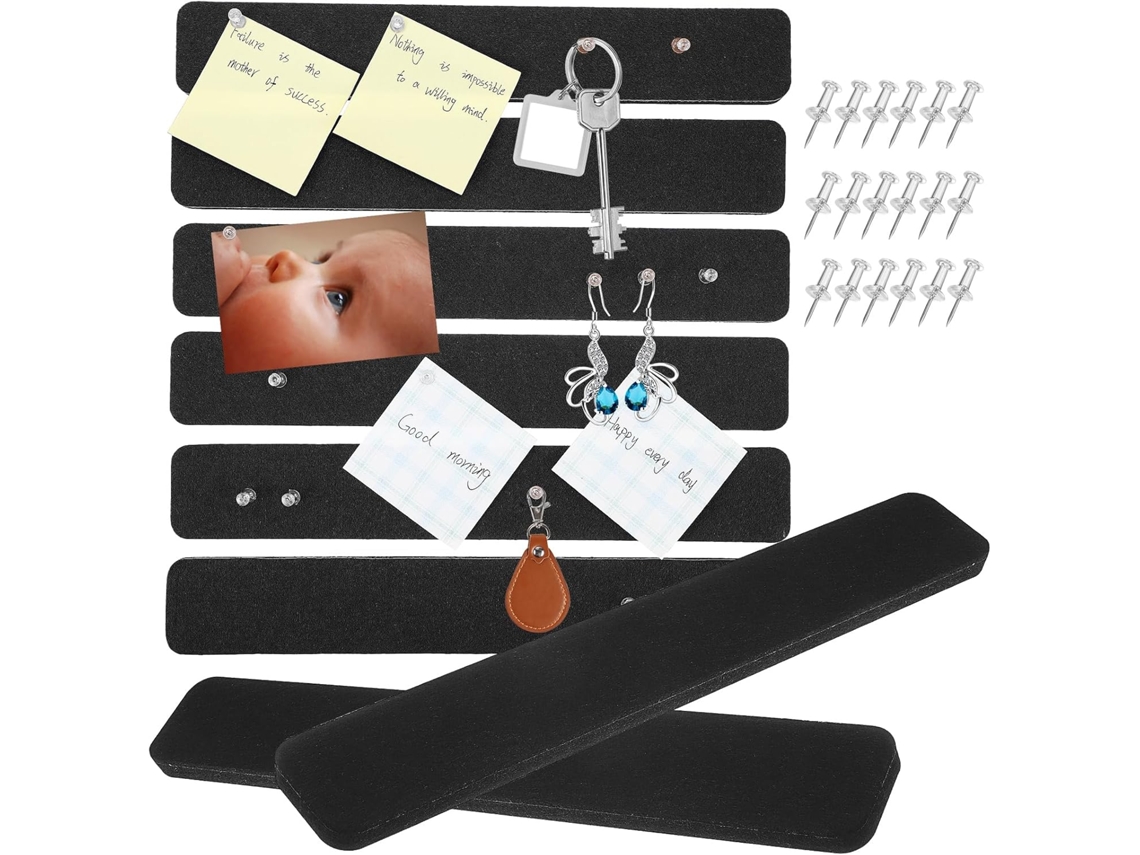 Conjunto De 8 Tiras Feltro Homoyoyo Para Murais Avisos Com Tachinhas, Ideais Para Escritórios E Salas De Aula Perfeitas