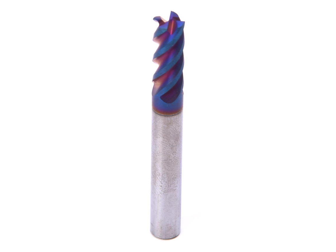 Laxiscreed Cortador De Fresar Com Revestimento Azul Nano Para Alta Dureza Hrc65°