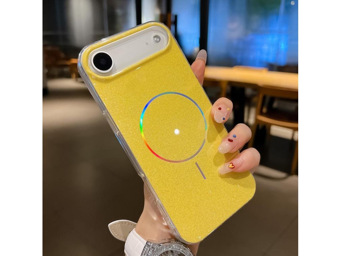 Capa Para Iphone 17 Air Com Revestimento Em Pó Brilhante E Proteção Total Magsafe Imd.