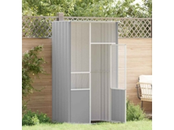 Vidaxl Gaiola P/ Pássaros 115x78x200 Cm Aço Galvanizado Cinzento