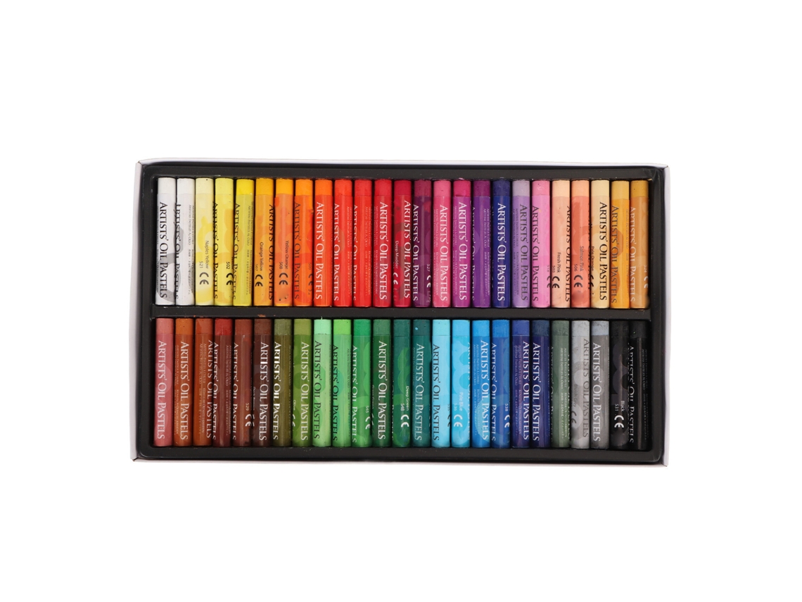 Set De 48 Pastéis De Óleo Suaves Seguros Para Artistas Profissionais E Principiantes