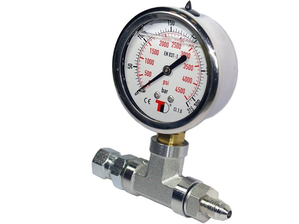 Compressor de Mergulho METALSUB Medidor Pressão Glicerina 315 Bar Saída Coltri