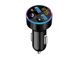Transmissor Fm Bluetooth 5.0 Com Carregador Duplo Usb, Reprodutor Mp3 Compatível Com Celulares E Tablets.