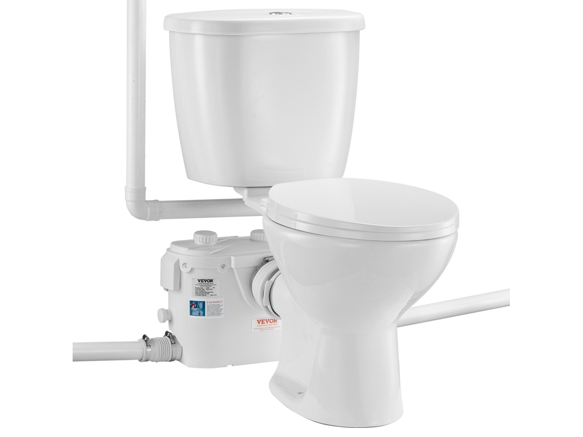 Vaso Sanitário Com Bomba Elevatória De 500 W Sistema De Vaso Sanitário Para Porão Vevor