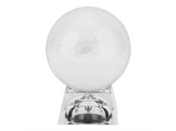 Bola de Cristal K9 60mm com Base Luminosa para Decoração