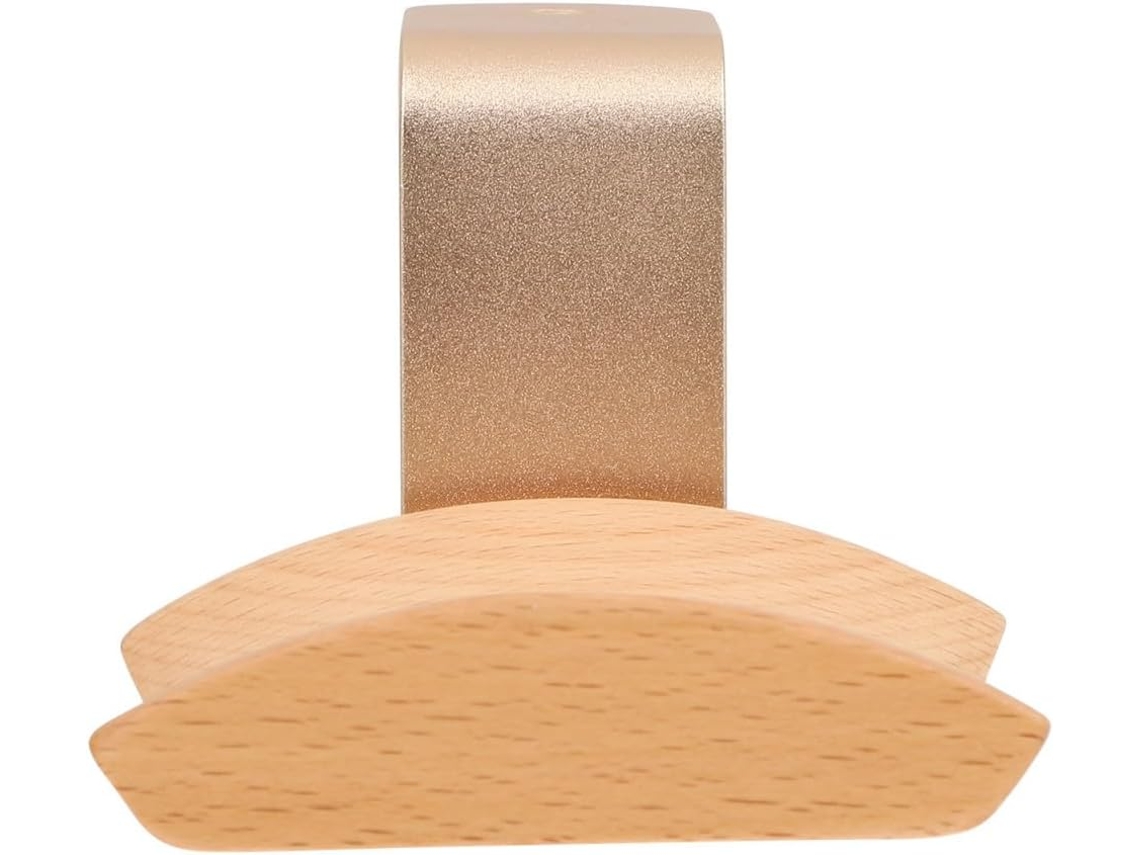 Suporte Ou Gancho Para Fones De Ouvido Mikikit, Que Economiza Espaço, Prático, Feito De Madeira Maciça E Liga Alumínio