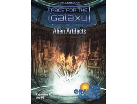 Jogo de Tabuleiro DIVERCENTRO Race for Galaxy: Alien Artifacts (Idade Mínima: 13 - Nível Dificuldade: Intermédio) — Jogo em Inglês
