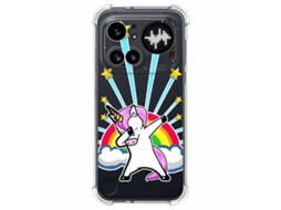 Capa Tumundosmartphone Transparente De Silicone À Prova De Choque Para Nothing Phone 4a Pro 5g Com Estampa De Unicórnio