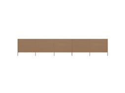 Wind Screen, Wind Screens Vidaxl Cinzento-acastanhado Tecido (600 X 80 Cm)
