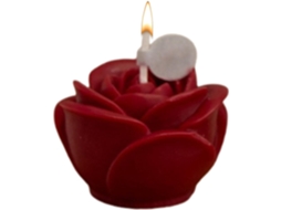 Vela Em Formato De Flor Para O Dia Dos Namorados, Feita De Cera De Soja Perfumada, Decoração Romântica Para O Seu Par.