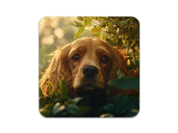 Conjunto de 2 porta copos com estampa de Cocker Spaniel AQUAFORGE
