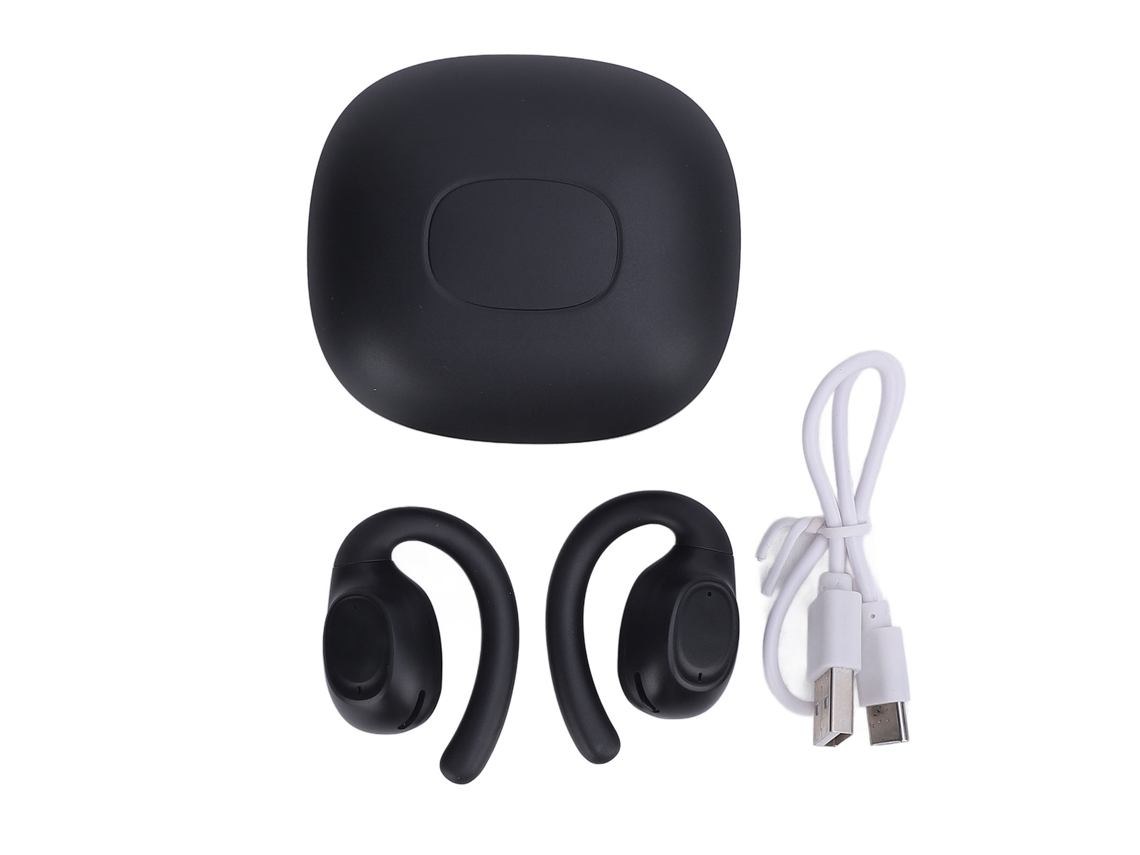 Fones de ouvido com tradução em 74 línguas e 70 sotaques em tempo real, cancelamento de ruído preto LAXISCREED