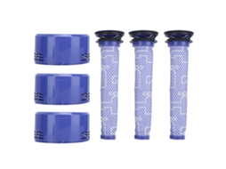 Kit Filtro Pré e Pós para Aspirador V7 V8 com 6 peças | PRIMEBOX