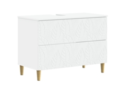Vidaxl Armário Para Pia De Banheiro Delft Branco 82 X 41 X 59 Cm