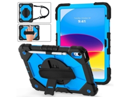 Capa Protetora De Silicone Resistente A Impactos Com Robô Em Cores Contrastantes Para Ipad 2025/2022 Tablet 10ª Geração 10.9 202 Tuotuo