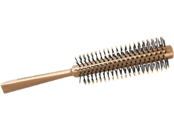 Escova De Cabelo Redonda E Compacta Plástico Para Secar Modelar Cabelos Finos Grossos, Acessório De Viagem Ideal Para