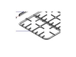 Grelha Direita 60x60 Fogão Becken Para 91494