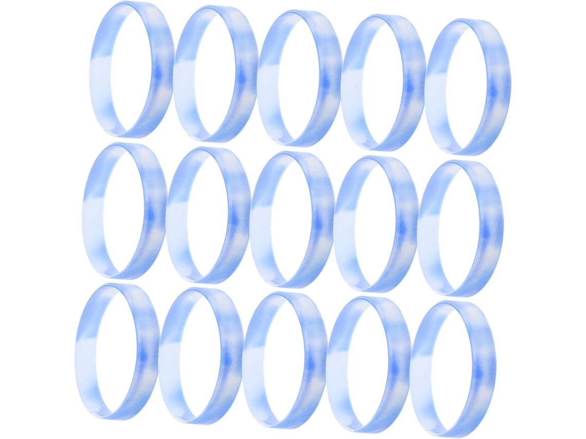 Plafope 20-pulseiras De Silicone Elásticas, Pulseiras Motivacionais De Silicone Em Gel