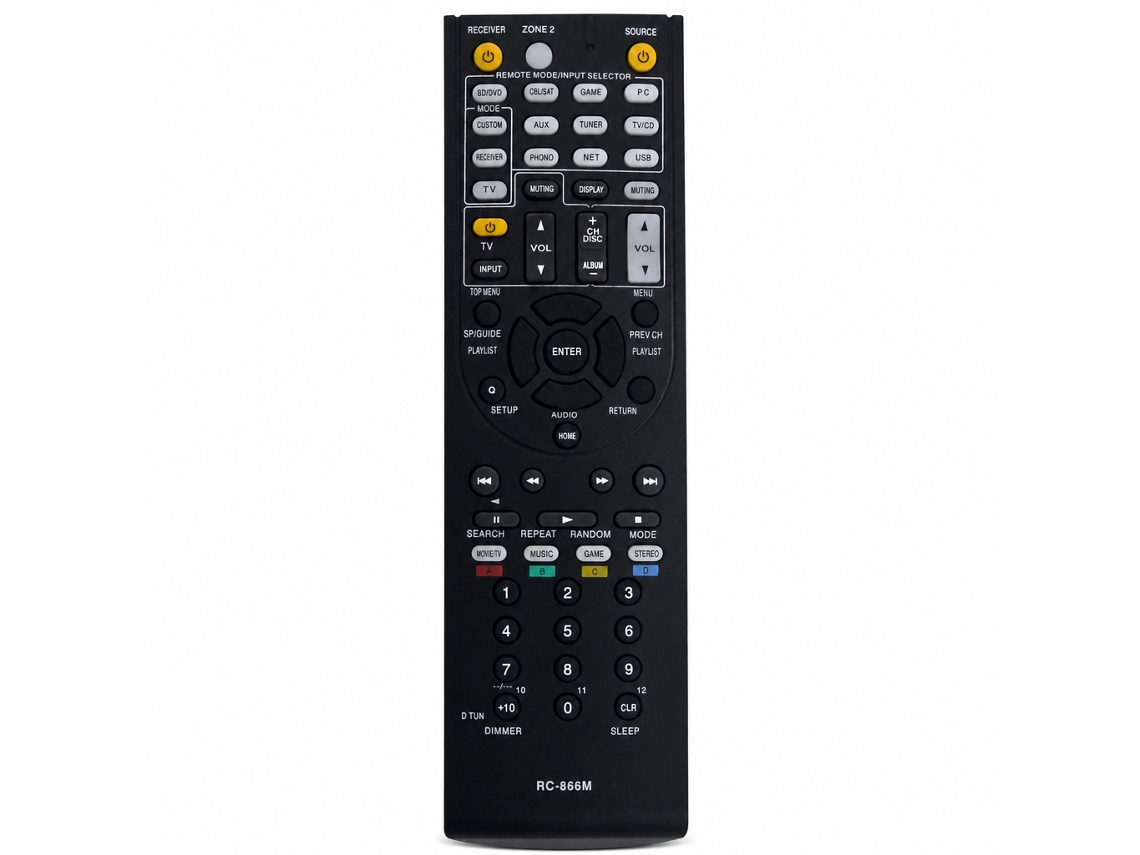 Comando À Distância Rc-866m Compatível Com Recetores Av E Amplificadores Onkyo_zhd