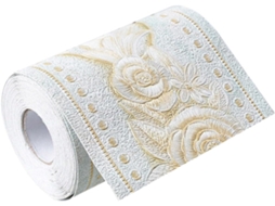 Adesivo De Parede Removível, Estampa De Rosas E Verde, Pvc, Para Sala De Estar