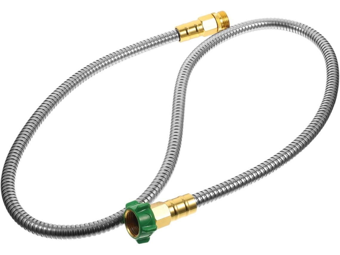 Conector De Mangueira Jardim Aço Inoxidável Resistente À Ferrugem E