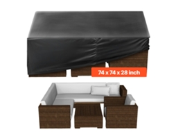 Capa Para Móveis De Exterior Patio 420d Impermeável 188 X 188 X 71 Cm Vevor
