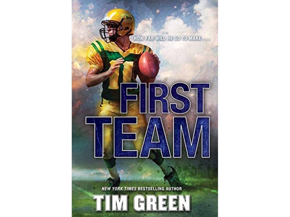 Livro First Team de Tim Green (Inglês)