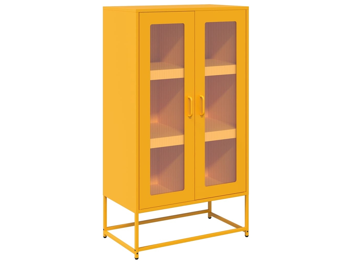 Highboard, Highboards Vidaxl Amarelo Aço (n/a)