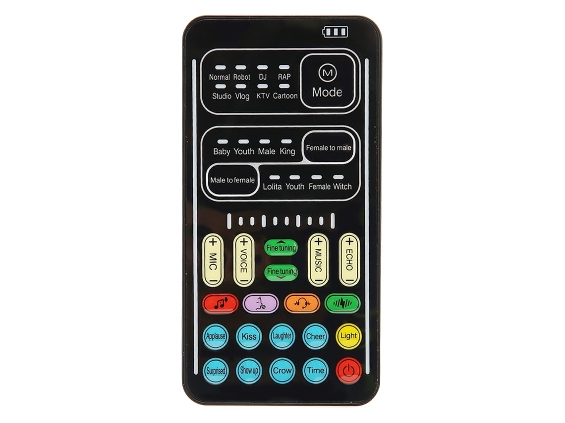 Transformador de Som, com 8 Efeitos Sonoros e Funções de Modificação de Som, Microfone Manual Modificado* ZYBLSSBB