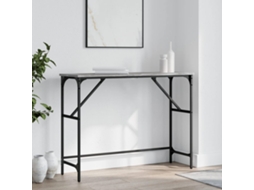 Vidaxl Mesa Consola 100x32x75 Cm Derivados De Madeira Cinzento Sonoma