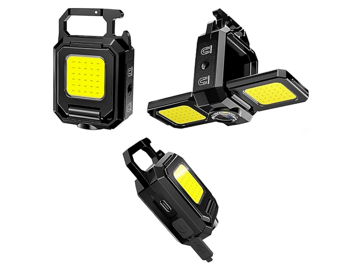 Lanterna Utilitária Led Super Brilhante De 2000 Lúmens Recarregável De Bolso Pequeno Ipx4 À Prova D'água Lanterna Portátil Cob Para Yunzii