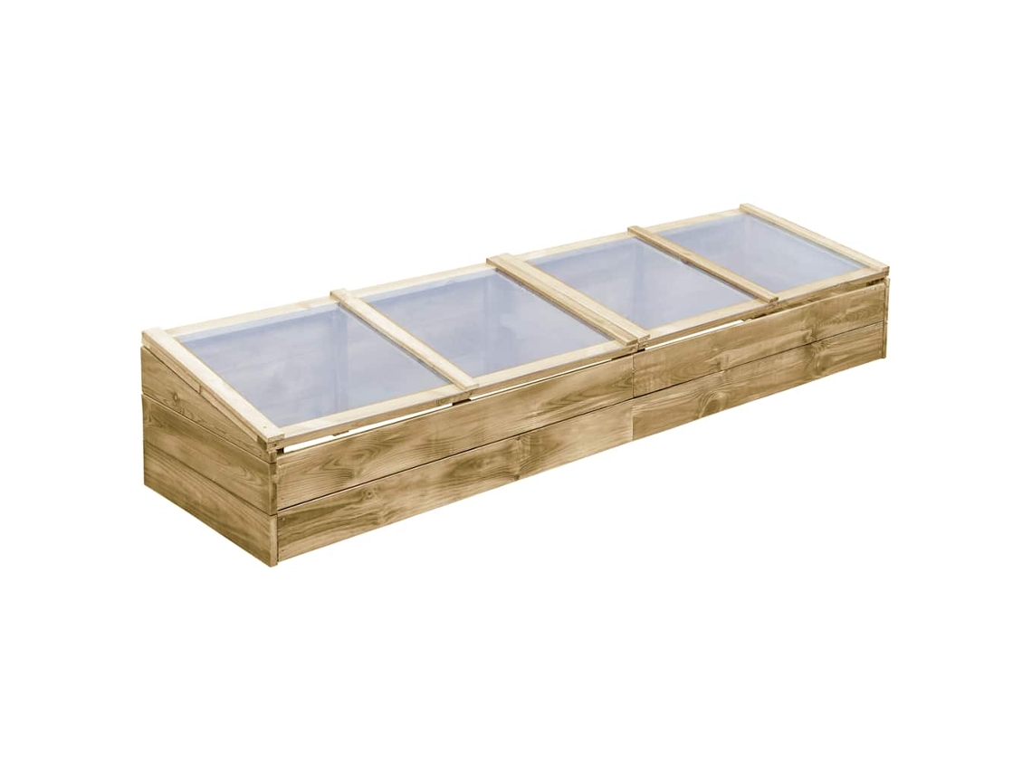 Estufas 2 Pcs 200x50x35cm Madeira de Pinho MAISON EXCLUSIVE
