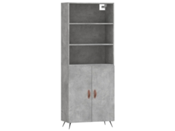 Highboard, Highboards Vidaxl Cinzeto Madeira Processada (n/a)
