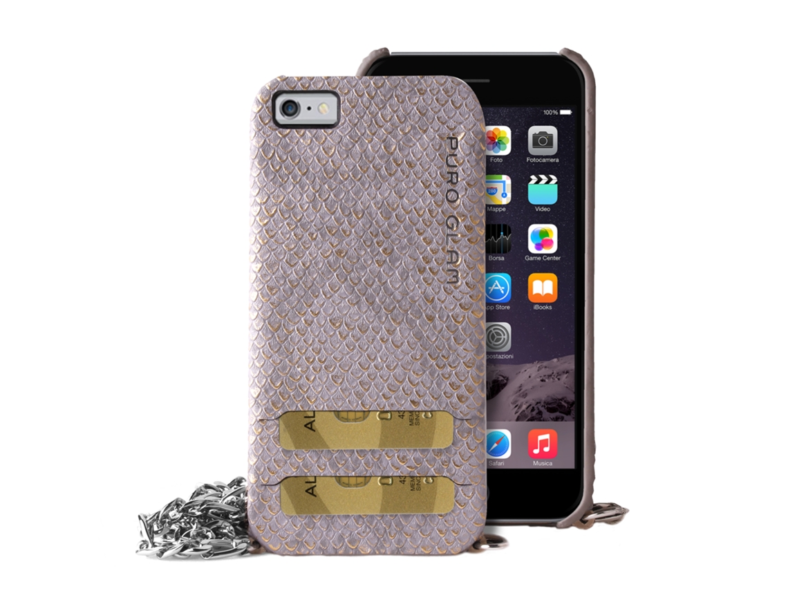Capa e Corrente PURO Pele iPhone 6