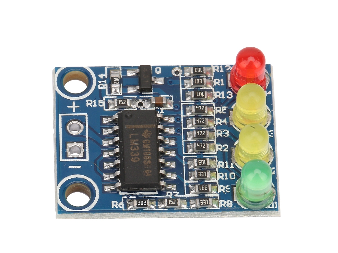 Laxiscreed Módulo De Indicador De Bateria 12v 4 Bits Com Leds Para Nível De Carga Fácil De Instalar