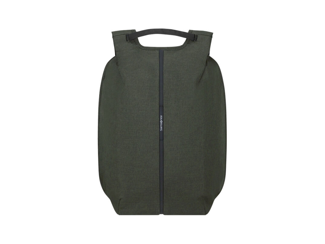 Mochila Anti Roubo Para Portátil 15.6 C/ Porta Usb Securipak Verde Escuro Samsonite