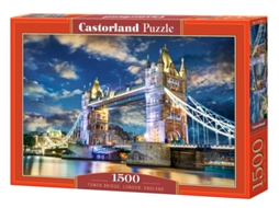 Puzzle CASTORLAND Tower Bridge London England 1500 Peças Panorâmico